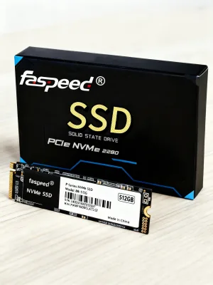 Professional OEM/ODM Faspeed Internal Desktop M.2 SSD 2280 PCIe NVMe 1.3 Wireless ABS Shell | 18 Yrs Experience 100% Raw
