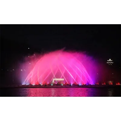 Stainless Steel Large Size Dancing Swinging 2D Digital Music Fontaine Water Fountains