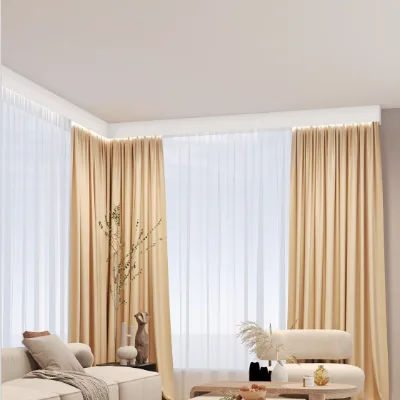 Furniture Hardware Window Curtain Rails Cover Aluminium Alloy Wholesale High Quality Curtain Track Box