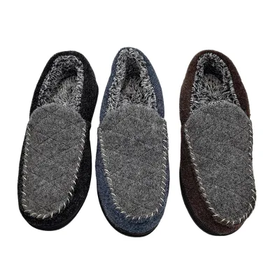 Men's Memory Foam House Slippers | Minimalist Custom Design | Non-Slip | OEM ODM | MOQ 500 Pairs | Factory Direct