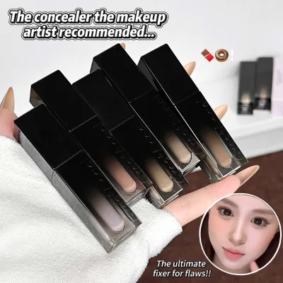 Cosmetic Natural Lightweight Invisible Liquid Concealer Dark Circles and Marks Blemish Covering Creamy Moisturizing Concealer