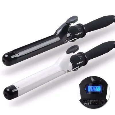 360 Degree Rotating Wire Rotation Hair Curler Ceramic Ionic LCD Curling Iron Hair Waver Hair Styling Curler