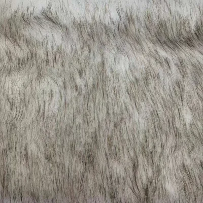 Plush Fabrics Plush Fox Fur Dyed Tip Hair Hat Collar Clothing Crafts Toys Pillows
