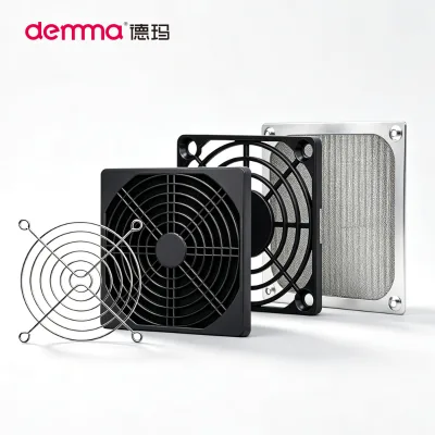 3-in-1 Dust Screen Cover 120*38mm Axial Flow Fan Cooling Fan Plastic Filter Screen Cover
