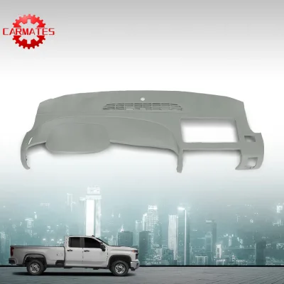 Soft TPE Dash Board Cover Gray Fit For 2007-14 Silverado 1500 2500 3500 HD LS LT WT Sierra SL