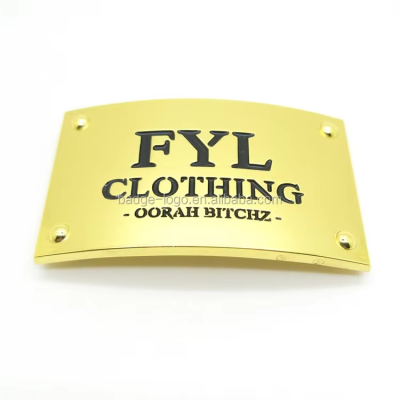Stainless Steel Engraved Metal Logo Custom