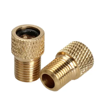 Wheel Tire Transfer Valve Adapter Presta to Schrader Cinverter Road Bike Cycle Bicycle Punp Tube Brass Bicycle Valve Adapters