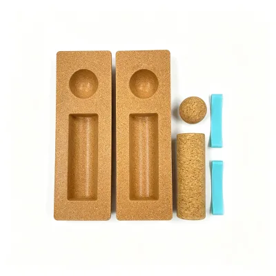 Eco-friendly Cork Massage & Exercise Cork Half Roller for Foot Rehabilitation Fitness Tool Yoga Roller Balance
