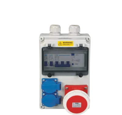AD -13 Industrial Socket Box Power Enclosure Industrial Plug and Socket Plastic Plastic Distribution Boxes
