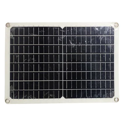 Semi-flexible Monocrystalline Silicon Solar Charger 10W/20W 12V 5V Power Supply for Mobile DC Devices