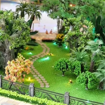 Architectural Model Accessories-Minimalist Design Lightweight PC/ABS for Real Estate Projects
