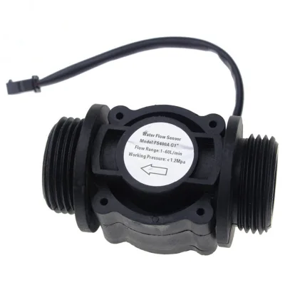 TIANEN YF-S201 G1 Inch Air Flow Sensor Hall Flowmeter Counter 1-60L/Min Stainless Steel