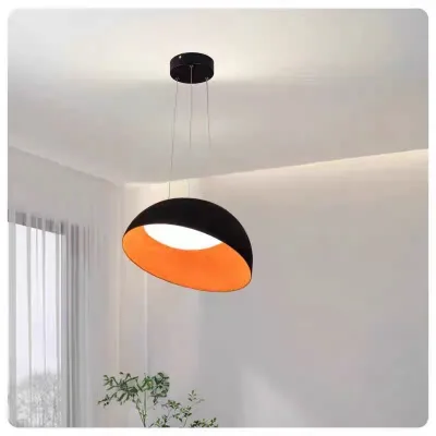 Designer Chandelier Wabi-sabi Style Slanted Semi-circular Creative Felt Dining Room Chandelier Bedroom Dining Room Study bar