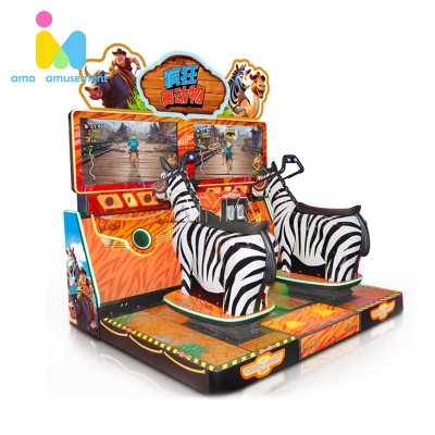 Guangzhou Factory Horse Racing Game Machine 55 Inch HD Video Screen 2 Players Coin Operated Arcade Games Horse Riding Simulation