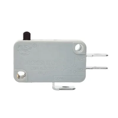 KW7-01 Approved T105 Detector Switch Micro Plunger Electric Push Button SPDT Circuit 250VAC Max. Voltage Plastic Material