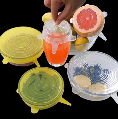 Multisize Silicone Stretch Lid Extended Thick Waterproof Cookware Part