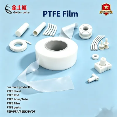White Virgin PTFE Membrane Sheet Film Hydrophobic Chemical Resistant Custom Cut Size High Temp (-180C +260C) Tensile