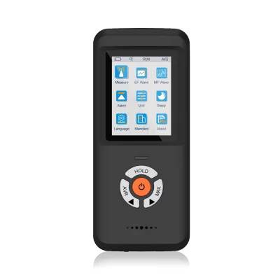 Aikesi EM-102 Rechargeable Digital Electromagnetic Field Radiation Detector Handheld Digital LCD EMF Detector