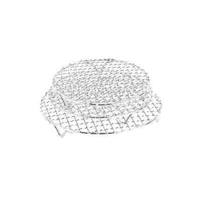 Flags Supplies 18x14 304 Stainless Steel Heat Resistant Non-Stick Square Baking Pan Mesh Reusable Portable Outdoor Grill Kitchen