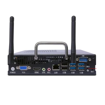 Industrial Mini Pc with Integrated Intel Kaby Lake R 8th Gen Processor, VGA, 1COM, 6USB,1 LAN