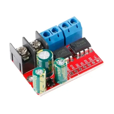 Super L298N 5A Dual Channel DC Motor Driver Module with PWM Speed Control and Remote Relay Functionality