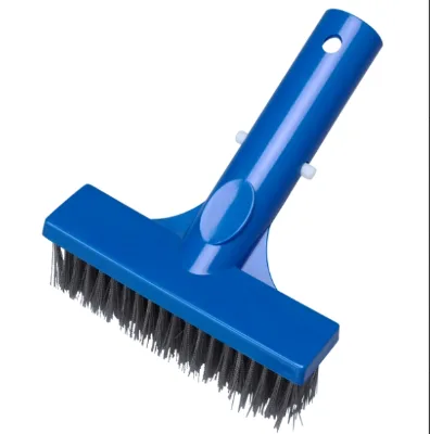 Customized 5" Stainless Steel Swimming Pool Cleaning Brush with Spring Clip Handle Vacuum Cleaner Tool Model
