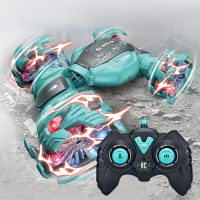 2.4G 1:16 Light Explosion Wheel Twist Powerful Remote Control Car, Plastic Racing Hand Control Drift Multiple Rc Twist Stunt Car