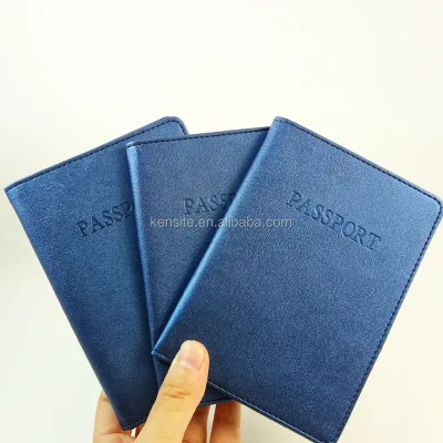 High Quality Europe Multy Colors Passport Holder Pu Simple Design Cheap Faux Leather Passport case
