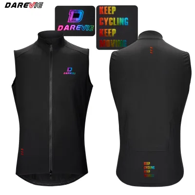Hot Selling Outdoor Windproof Sport Men's Cycling Bike Windproof Vest Durable Quick Dry Sleeveless Bicycle Vest with Zipper