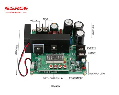 150KHz B900W DC Constant Current Power Supply Adjustable Voltage Boost Module 120V 15A Charger 8-60V Power Stablization