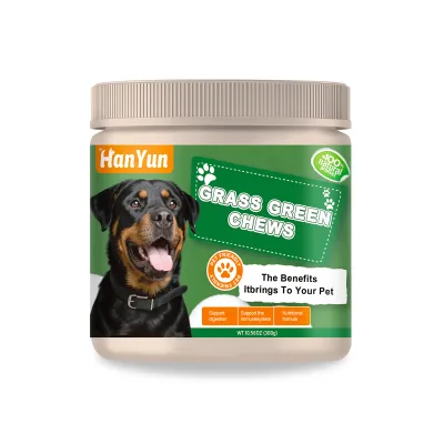 Premium Grass Green Chews 120 Count Natural Soft Chews Support Joint Health Digestion and Vitality