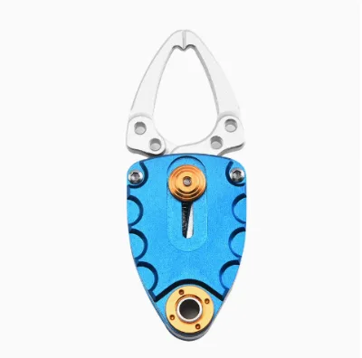 Portable Mini Aluminum Fishing Gripper Lightweight Fish Lip Gripper Clamp