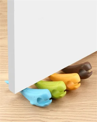 Whale Door Stops Wedges, Soft-Touch Rubber , Protects Your Floors and Door, Work on All Floor Types, Large
