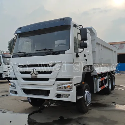 High Quality Used 6*4 Euro2 Euro3 Emission Dump Truck with U-shape 371hp 375hp Tipper Truck for Mine Transportation