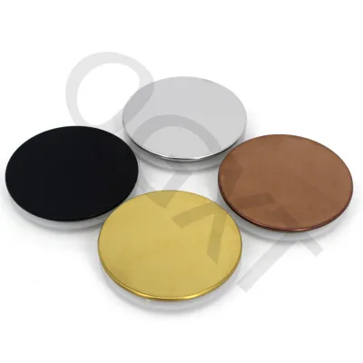 Wholesale Custom Label Metal Candle LID 60/70/80/90/100mm Screw Printed Metal Candle Can LIDS and Glass Storage tank Sealing LID