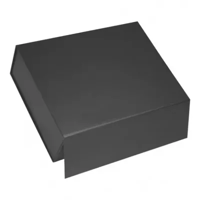 Wholesale Custom Flip Cover Cardboard Box Wedding Black Packaging Paper Box Magnetic Meeting Gift Box With Insert