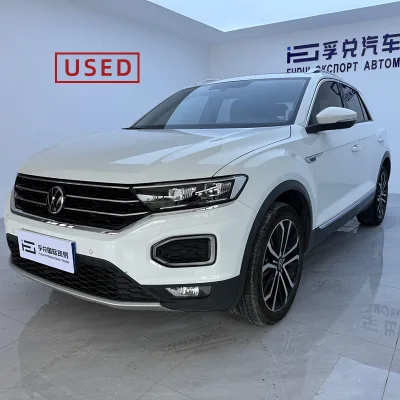 Stock Used Gasoline SUV Original Paint 2022 for T-Roc 280TSI DSG 150PS Comfort Plus Left Steering Leather Seats Dark
