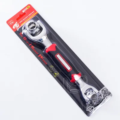 Industrial Grade Adjustable Tiger Wrench 13-24mm 360 Degree Rotation Double End OEM Customizable Chrome Vanadium Steel High