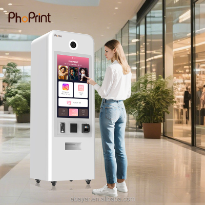 Portable Instant Print Instagram Touch Screen Self Service Photo Booth