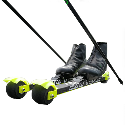Wholesale Nordic Aluminum Alloy Rubber Wheels Roller Ski Classic and Skate RollerSki