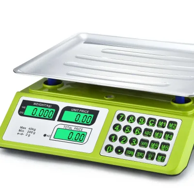 Commercial Body Fat Scale with LCD Display OEM Customizable ABS+Stainless Steel 30kg/40kg Capacity 1 Year Warranty