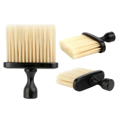 Neck Brush Hairdressing Cleaning Tool Salon Specific Solid Wood Nylon Broken Shoulder Brush Soft Boar Bristle Nylon Hair Brush