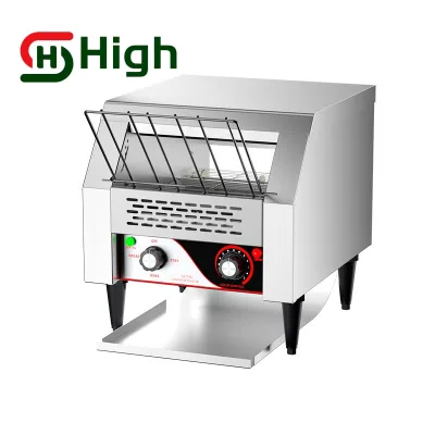 Hotel Restaurant Breakfast Adjustable Browning Control Stainless Steel Electric Commercial Bread Toaster