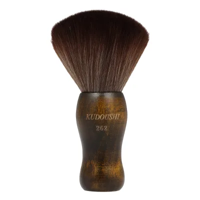 Neck Brush Barber Dust Hair Cleaning Brush With Wood Handle Hair Styling Tools Hairdressing Accessories Hair Remover Neck Brush
