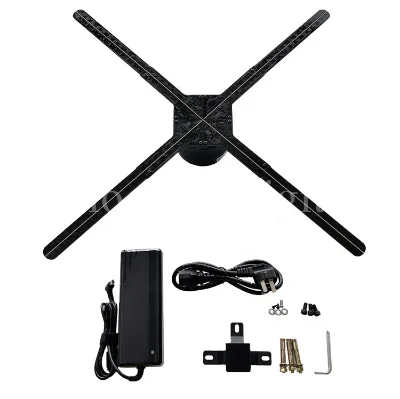 3D Naked Eyes Hologram Projection Equipment 30cm to 200cm Splicing Big Video Advertising Hologram Equipment