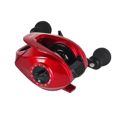 Classic Design Fishing Reel Large Line Capacity Strong Drag Power for Bait Casting Jigging Trolling Rivers Lakes for Big Fish