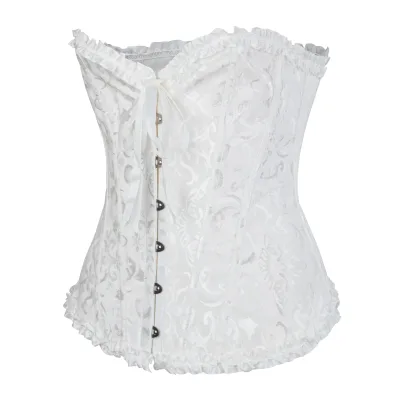 2022 New Hot Selling Style Fashion Women White Corset Top Long Dressing Corset