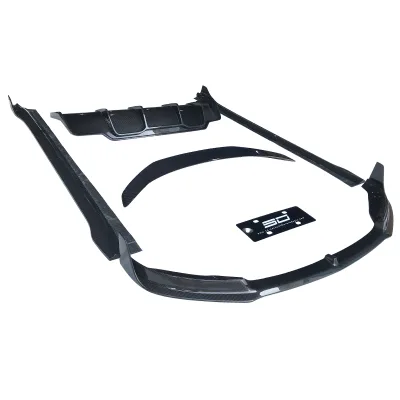 Customize Carbon Fiber Accessories Side Skirts Bumpers Rear Diffuser Body Kit Model 3 2010- 2023