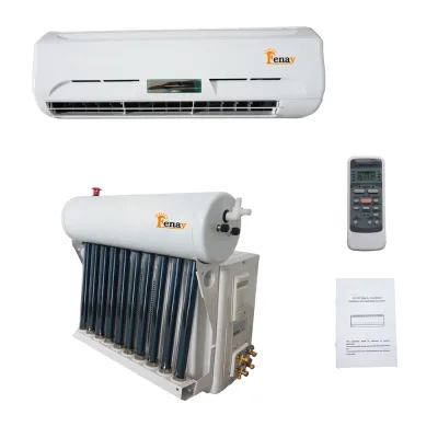 Hybrid Solar System Aire Acondicionado Solar 12000btu Solar Air Conditioning System Complete Set Cooling&heating for Homes