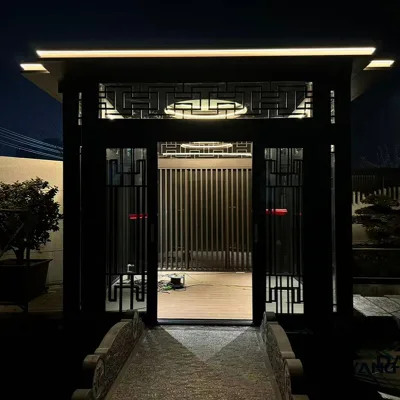 Waterproof Motorized Retractable Aluminium Folding Pergola Sun Shade for Car Parking-Pergola Gazebo & Pavilion
